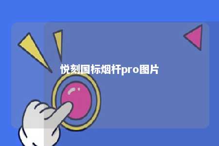 悦刻国标烟杆pro图片